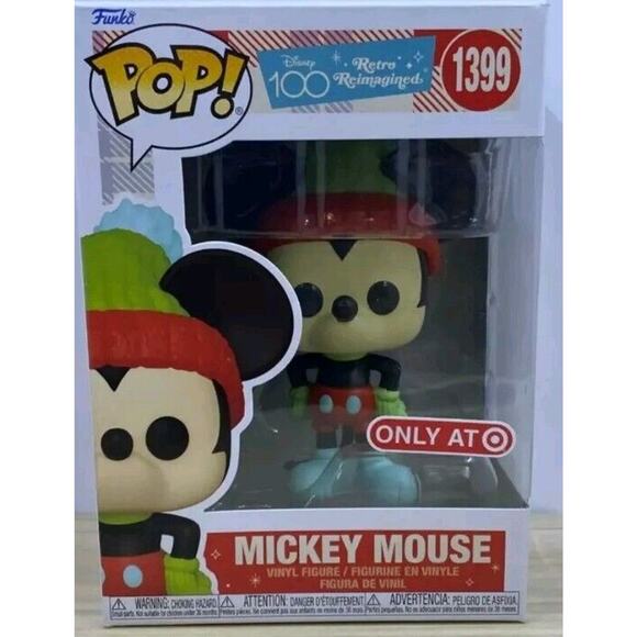 Funko Pop! Vinyl FIGURE: Disney - Mickey Mouse - Target (Exclusive) #1399 retro - Picture 1 of 6